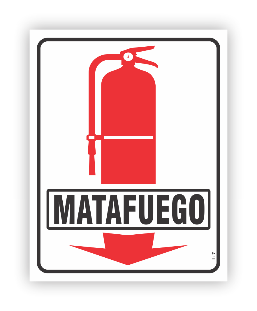 Cartel Matafuego
