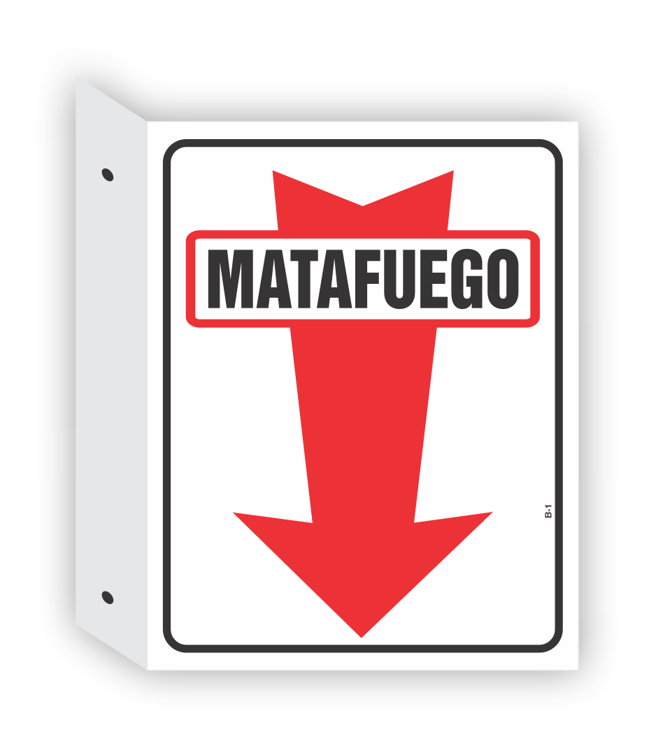 Cartel Matafuego Bifaz